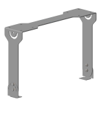 Регулируемый кронштейн на 1 светильник с 2 модулями